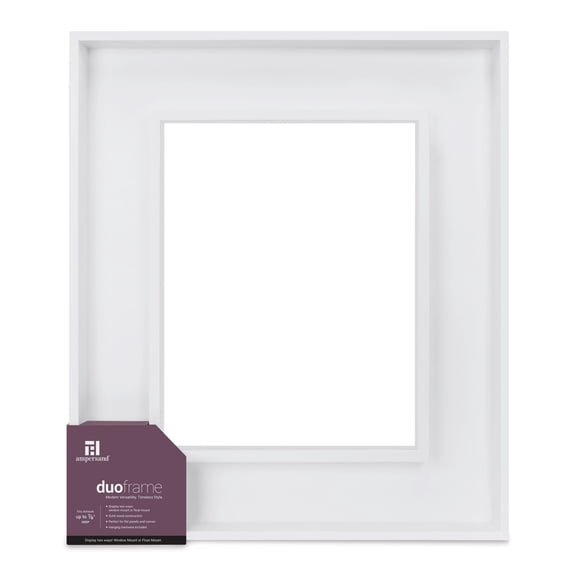 Ampersand DuoFrame - White, 11" x 14"