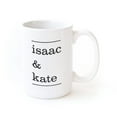 thumbnail image 1 of Ampersand Stack Personalized Couple Names Coffee Mug, 1 of 3
