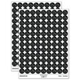 thumbnail image 1 of Ampersand Symbol And Outline Round Sticker Set - Black - Matte Finish - 0.50" Size, 1 of 3
