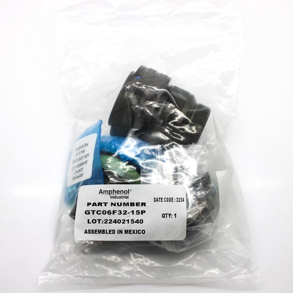 Amphenol 8-Pisition 32-15 Circular MIL Spec Connector GTC06F32-15P