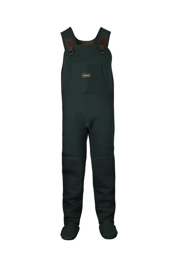 Amphib Stockingfoot Chest Waders for Men, Waterproof Waders for Fishing, Forest Green, Large