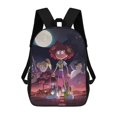 thumbnail image 1 of Amphibia Backpack, 17 Inch Laptop Backpack, Water-Resistant BookBag, Adjustable Shoulder Straps, Durable 600D Polyester, 1 of 9