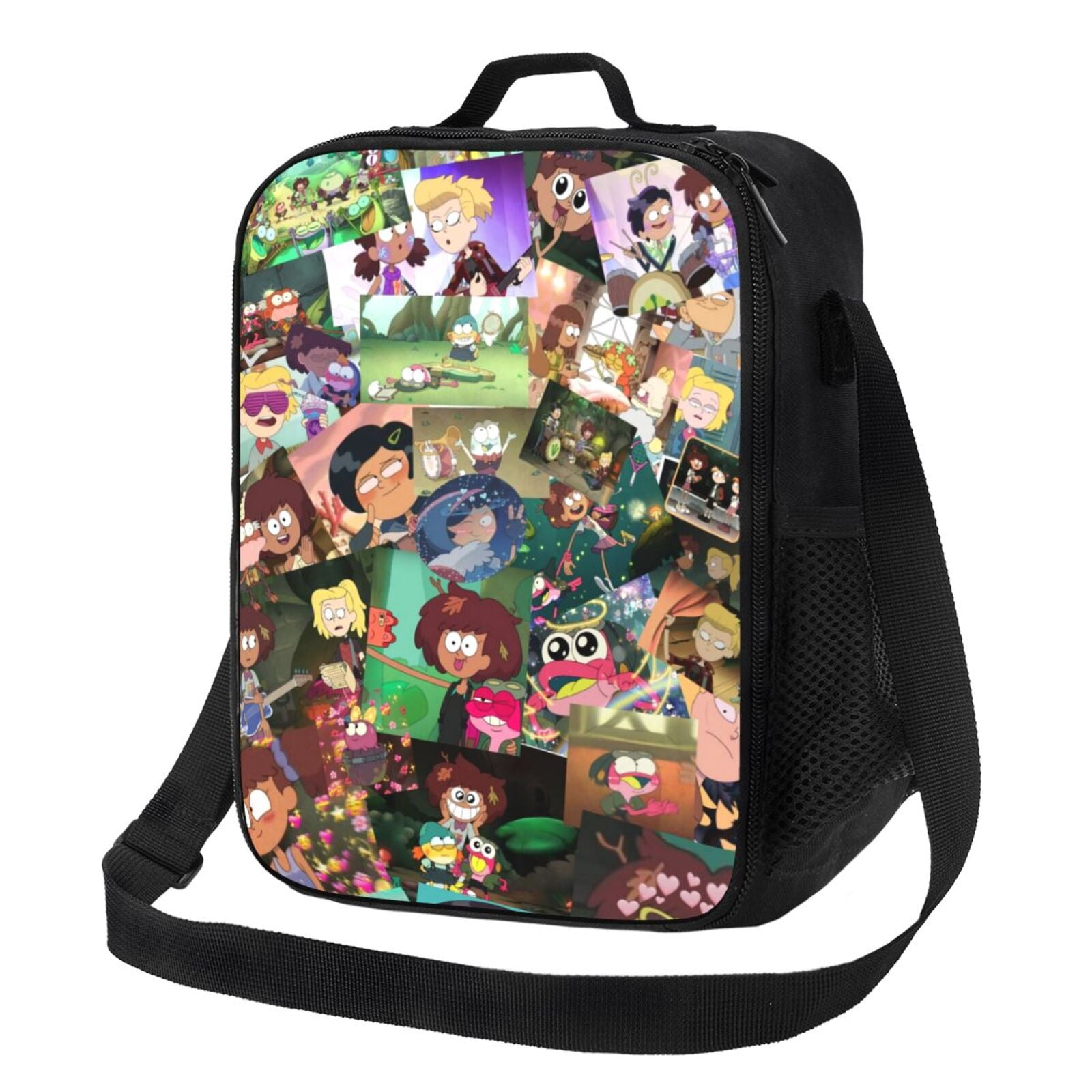 Amphibia Cartoon Insulated Lunch Bag With Adjustable Shoulder Strap ...