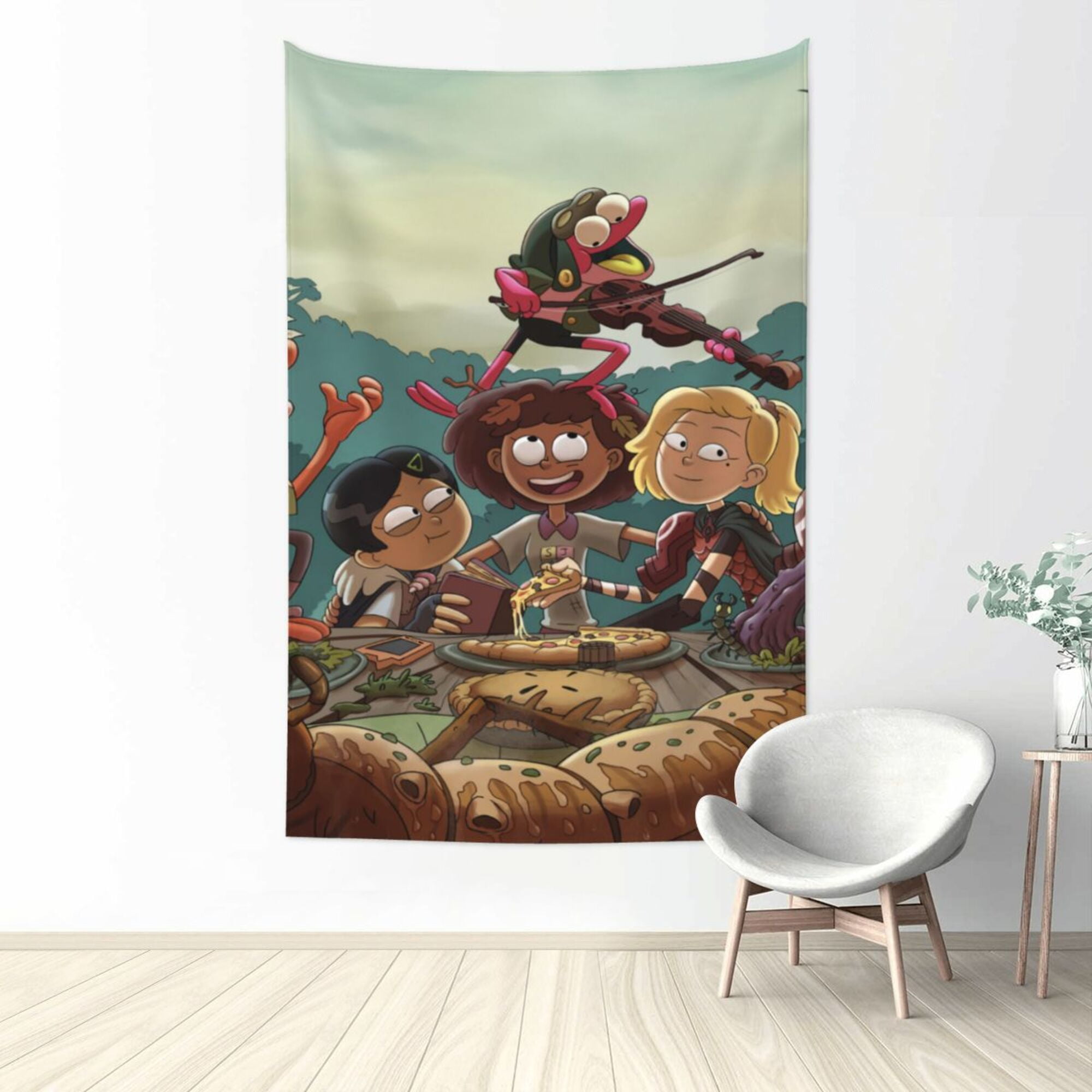 Amphibia Tapestry for Bedroom, Art Pattern Print Wall Hanging ...