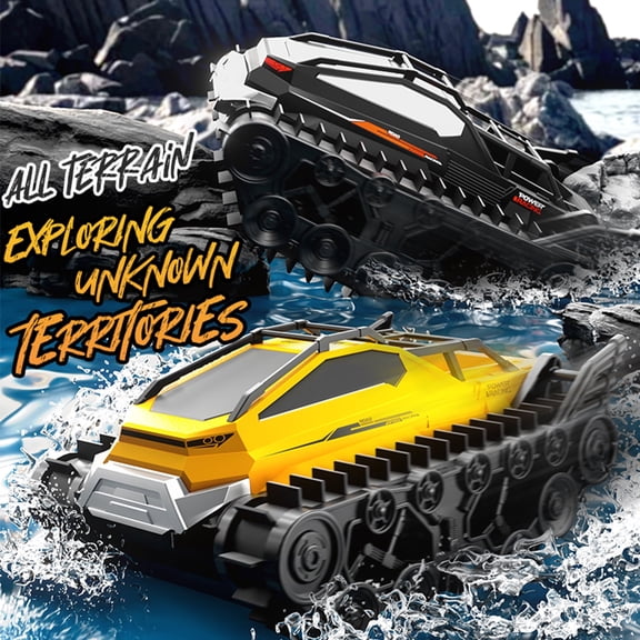 Amphibious 2.4GHz Remote Control Tank Waterproof All Terrain