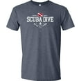thumbnail image 1 of Amphibious Outfitters Diving T-shirt - Scuba Traditions - Heather Navy, 1 of 1