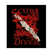 Amphibious Outfitters Scuba Diving T-Shirt Black Scuba Diver Hidden Animals