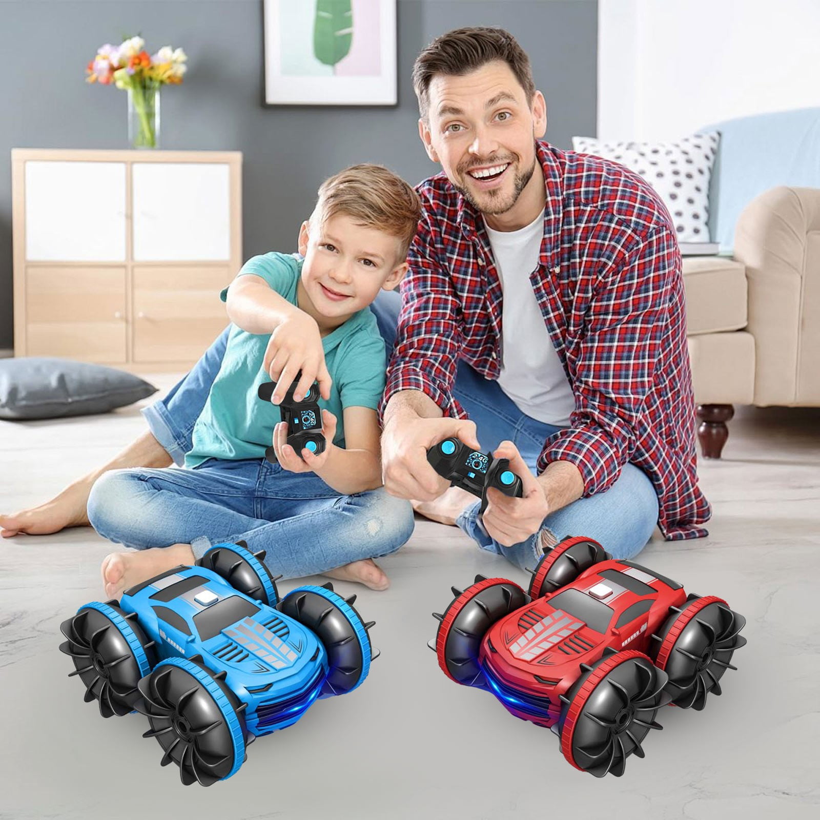 Amphibious Remote Control Car 4WD Waterproof RC Car Boat For Kids 360 amphibious-remote-control-car-4wd-waterproof-rc-car-boat-for-kids-360