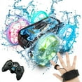 thumbnail image 1 of Amphibious Remote Control Cars Toys, Amphibious Waterproof 4WD RC Stunt Car Toys for Kids, 2.4 GHz 360° Rotating RC Drift Cars with LED Light, Toy Cars Gifts for 3-12 Year Old Boys Girls,Blue, 1 of 9