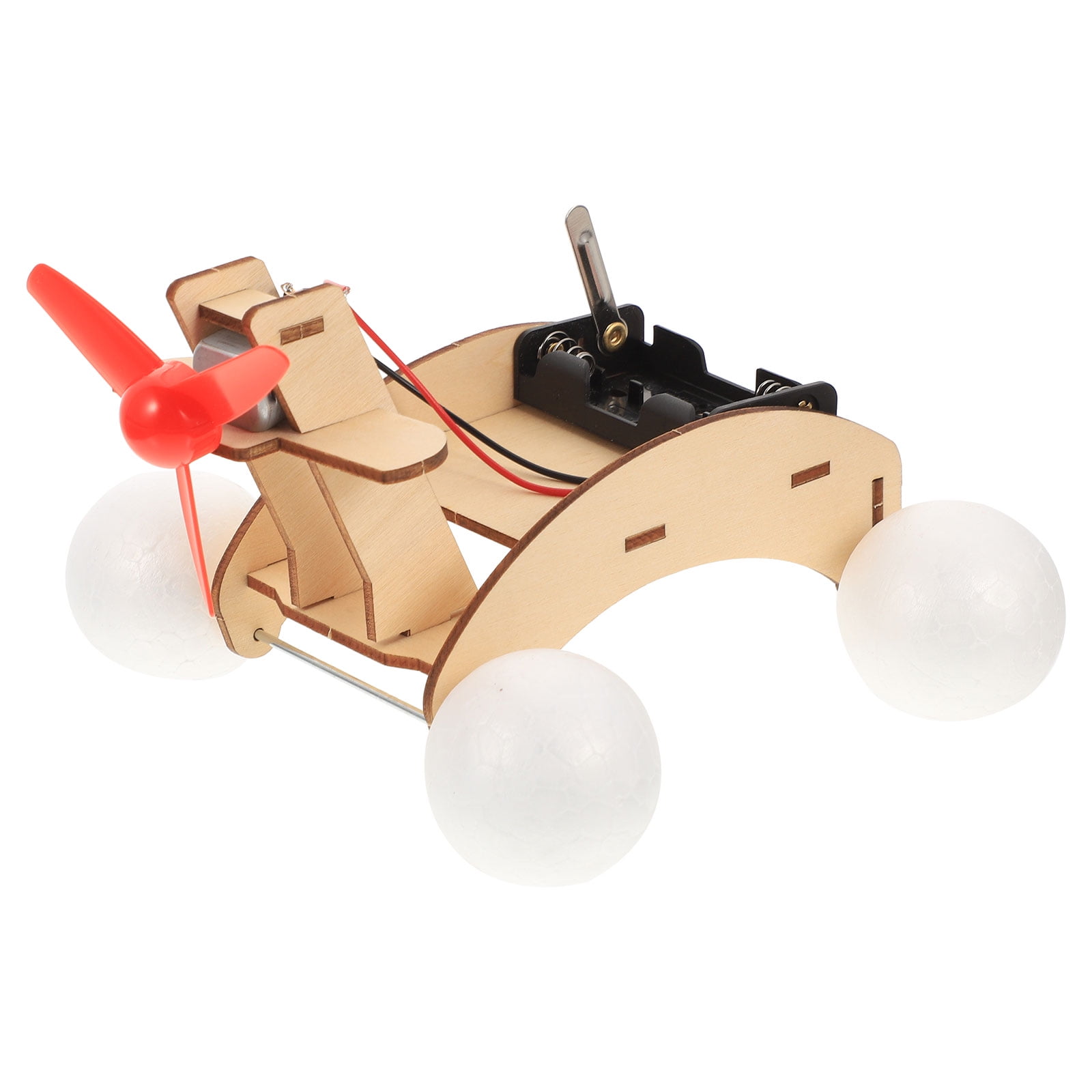 Amphibious Vehicle Car Puzzles Kids Sailboat Toy Wooden Building Kit