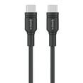 thumbnail image 1 of Ampker USB Cable for OnePlus 11 5G - 3A (Heavy Duty) High Powered Fast Charging USB-C to USB-C Cable - 5 Feet - Black, 1 of 7