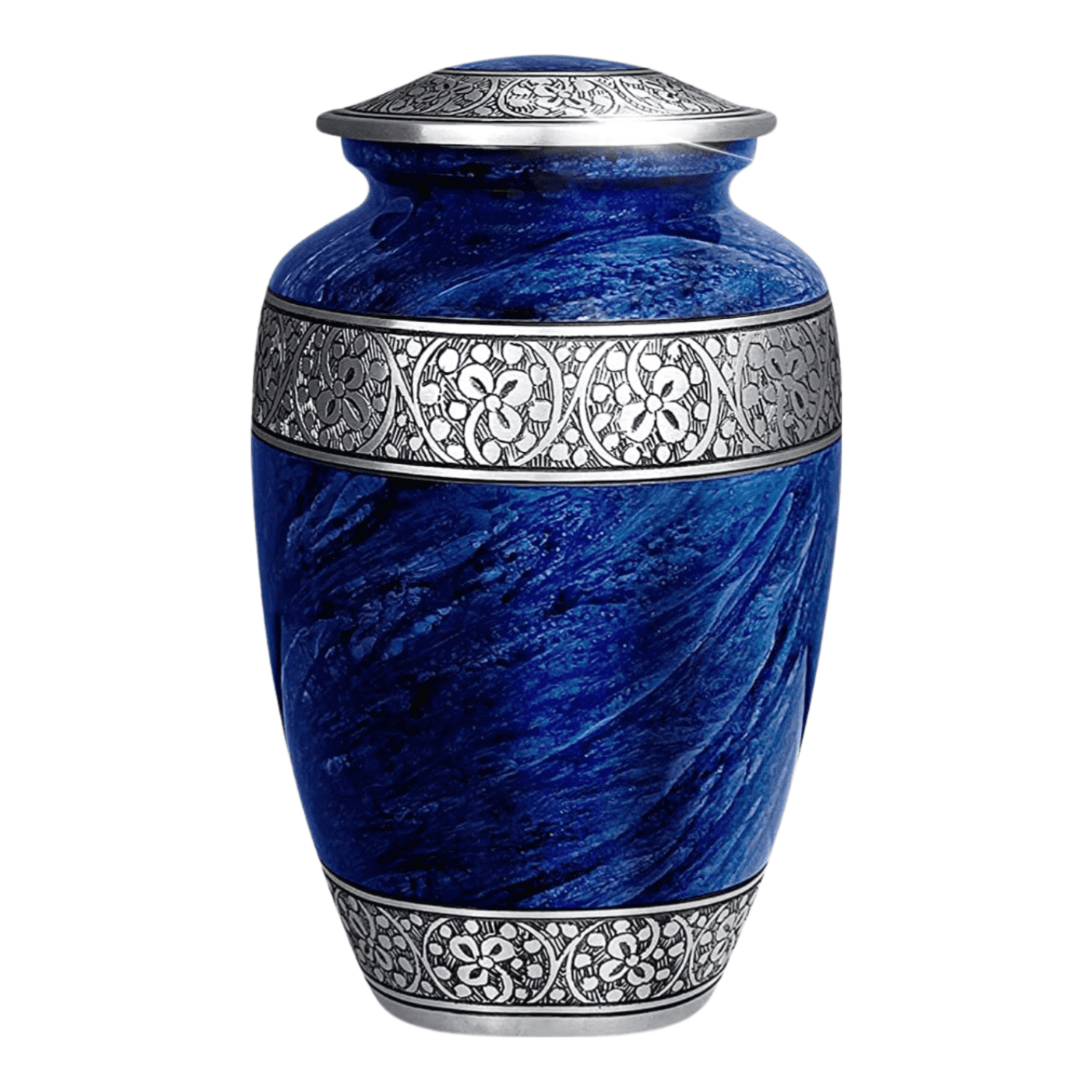 Ample Cremation Urn-Handcrafted Cremation Urn with Heart Motif-Funeral Urn-Model Urn-Urn for Ashes-Adult Urn-Urn for Human Ashes