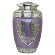 Ample Crimination URN Without Engraving | Large 10.5 Elegant Memorial Urn for Ashes with Meena Floral Design & Engraving Option ACU066