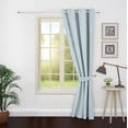 thumbnail image 1 of Ample Decor Blackout Curtain 46 x 63 inch Steel Grey Set of 1, Room Darkening for Bedroom, Noise Reducing, Privacy Protection, 1 of 6