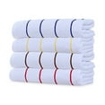 thumbnail image 1 of Ample Decor 100% Cotton Set of 4 Beach Towel Cabana Striped Lightweight - Assorted Colors -30x68 inch, 1 of 6