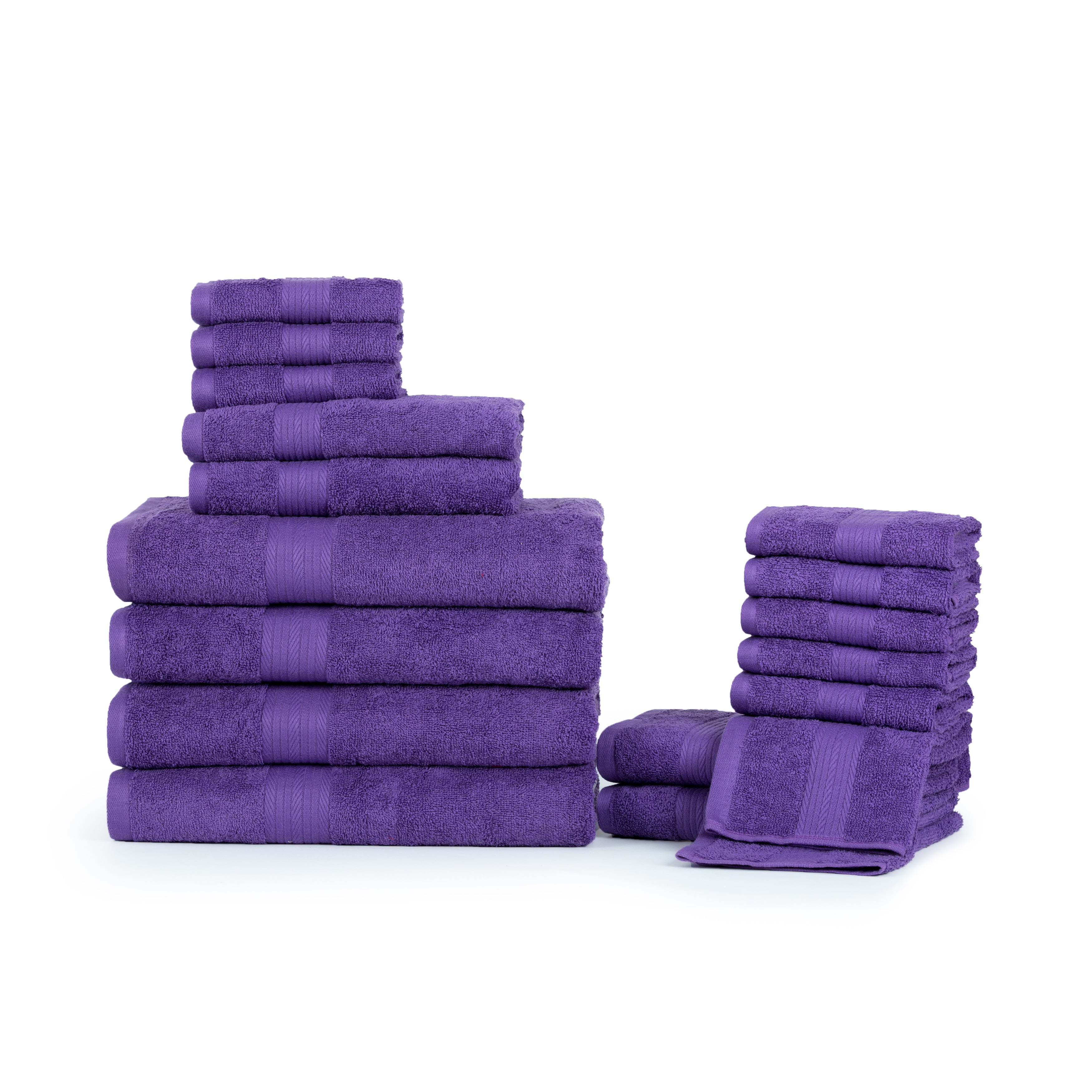 Purple decorative towel sets sale