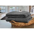 thumbnail image 1 of Ample Decor Cotton 600GSM Bathroom Hand Towel 18X28 Inch by  - 2 Pcs Grey, 1 of 5