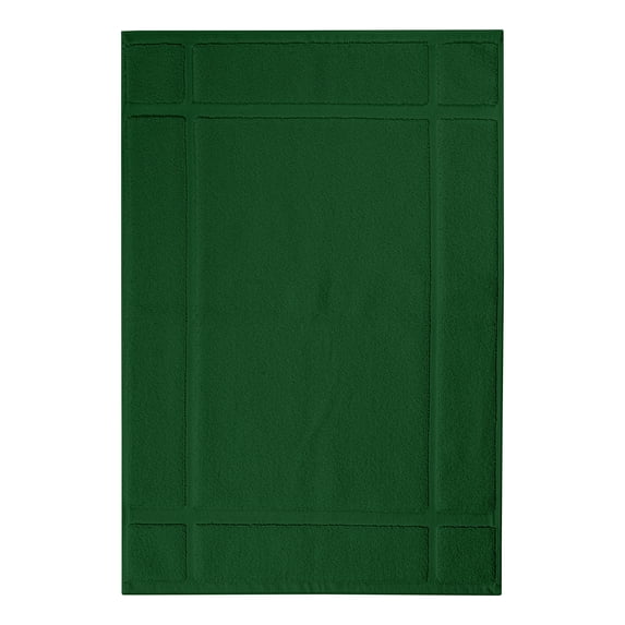 Ample Decor Cotton Bath Mats 1 Pack 24 x 17 inches 1350 GSM - for Bathroom Floor, Shower - Green