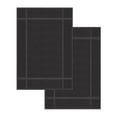 thumbnail image 1 of Ample Decor Cotton Bath Mats 2 Pack 34 x 20 inches 1350 GSM - for Bathroom Floor, Shower - Grey, 1 of 7
