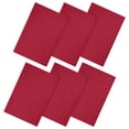 thumbnail image 1 of Ample Decor Cotton Bath Mats 6 Pack 34 x 20 inches 1350 GSM - for Bathroom Floor, Shower - Red, 1 of 7