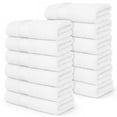 thumbnail image 1 of Ample Decor Hand Towel 18 x 28 inch Pack of 12 600 GSM 100% Cotton, Soft & Lightweight, Quick Drying - White, 1 of 6