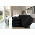 thumbnail image 1 of Ample Decor Hand Towels for Bathroom Cotton 600 GSM 18X28 Inch by  - 4 Pcs Black, 1 of 5