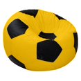thumbnail image 1 of Ample Decor Leatherette Bean Bag Cover Without Filler, Ideal for Children and Teenagers by  YELLOW-BLACK Jumbo, 1 of 5
