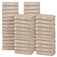 thumbnail image 1 of Ample Decor Pure Cotton 600 GSM Absorbent Wash Cloths 12x12 Inch by  - 50 Pcs Beige, 1 of 5