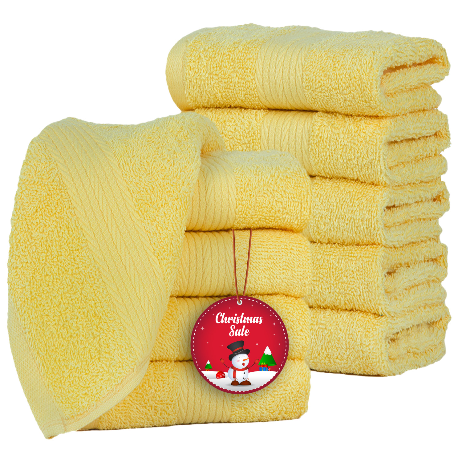 Better Homes & Gardens Adult Washcloth, Solid Yellow