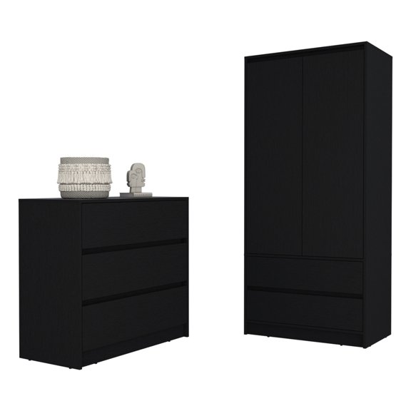 Ample Drawer Storage & Decorative Top - Bedroom Set for Everyday Use