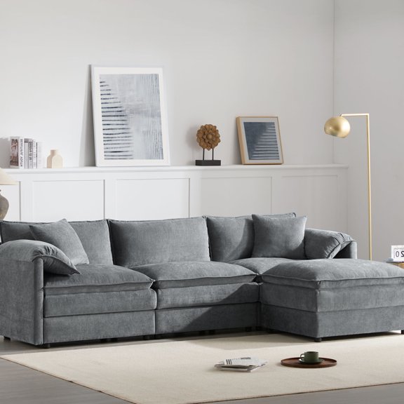 Ample Seating Space & Comfortable Armrests - Reading or Watching TV in the Sofa