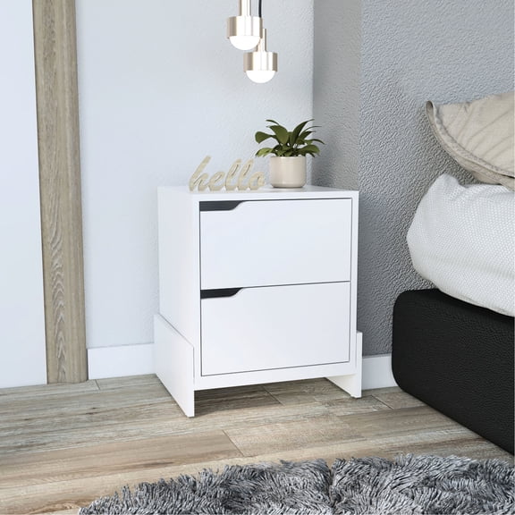 Ample surface space / Place alarm clock / Ensure functional bedside table