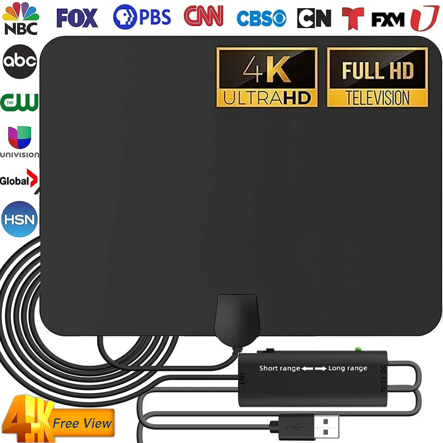 Ematic AT102 Digital TV HD Converter Box + Recorder with LED Display