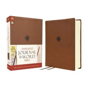 Amplified Journal the Word Bible, Double-Column Journal Edition, Leathersoft, Brown Reflect, Take Notes, or Create Art , Hardcover