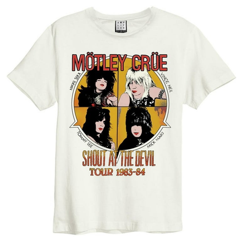 Amplified Mens Shout At The Devil Motley Crue T Shirt Walmart
