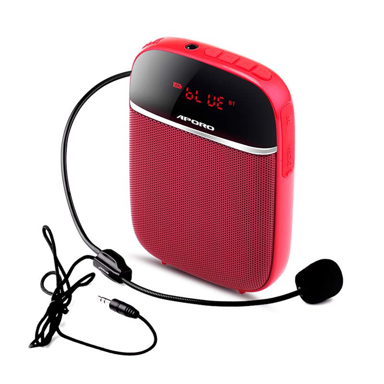 Amplifier,Amplifier With Wired Portable Voice Amplifier Waistband Bt Support Wired Headset Tf Tour Support Waistband Bt Support Bt Tf Headset Amplifier Wired Waistband Bt