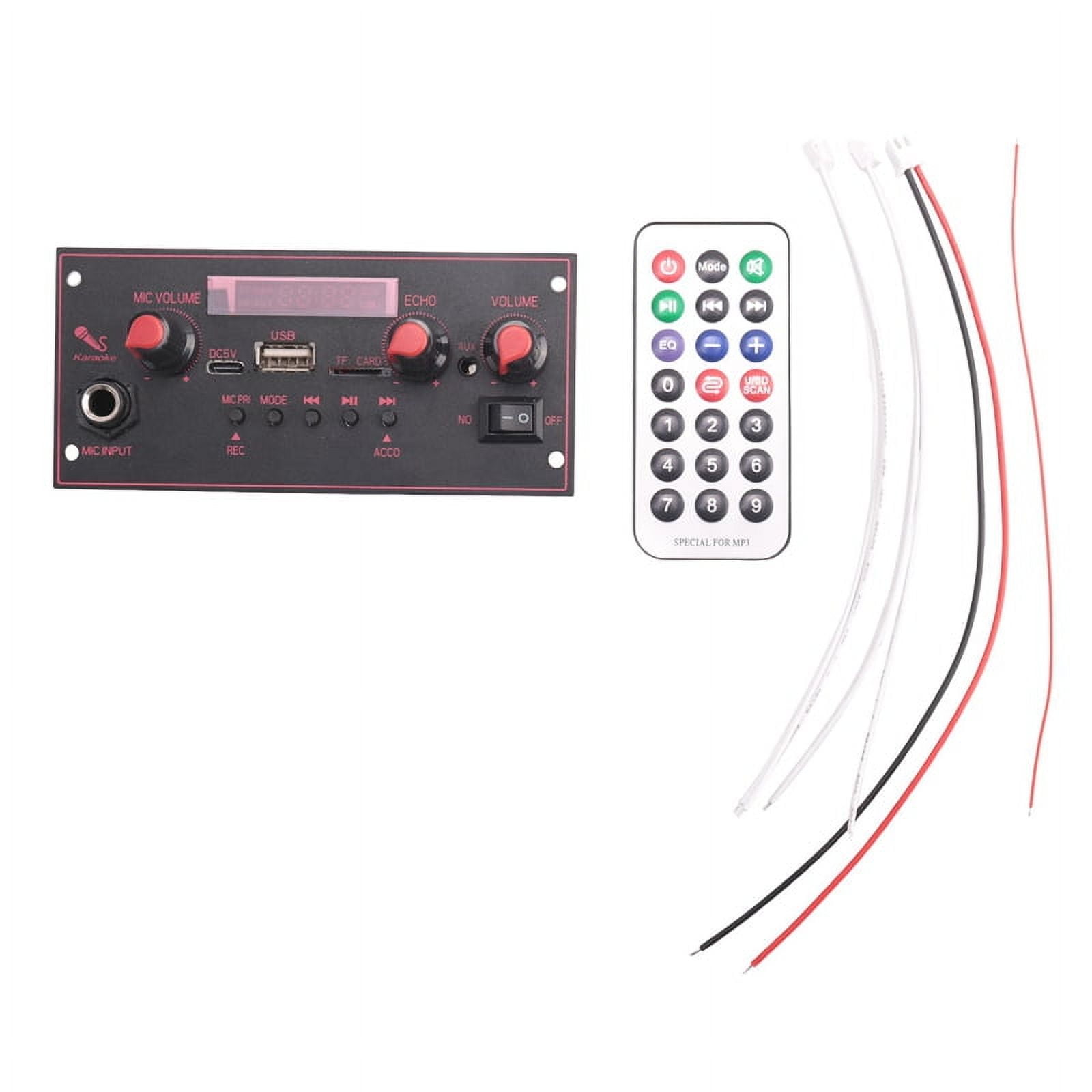 Amplifier Board 2 x 10W Bluetooth Mp3 Decoding Trolley Audio Player Car ...