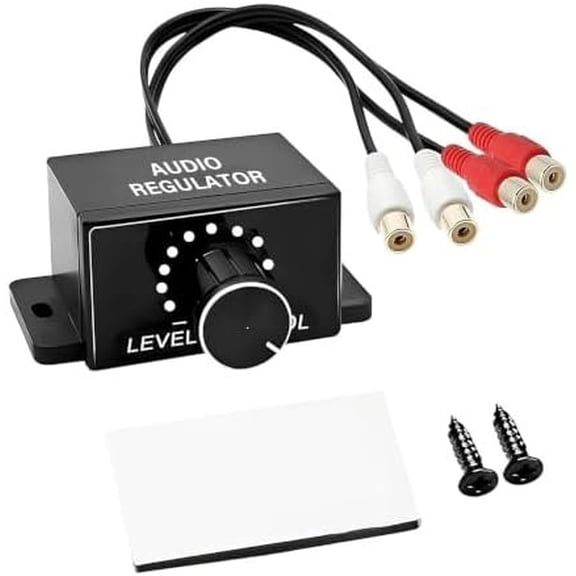 Amplifier Level Controller,Subwoofer Bass Volume Knob, Sub Amp Volume Control for , , Speakers, Theater