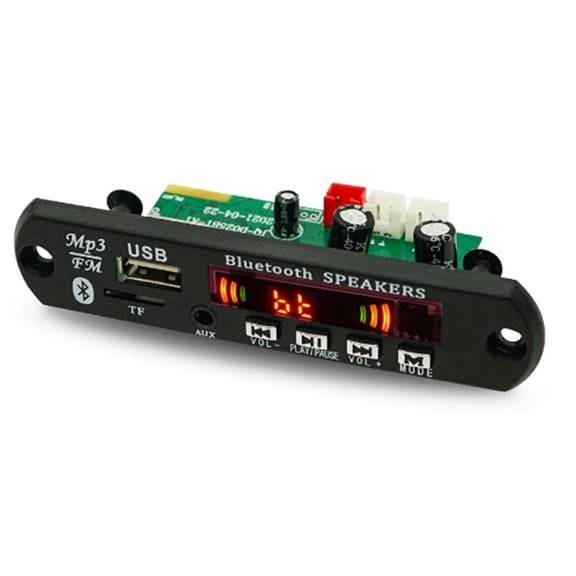 Amplifier MP3 Decoder Board Bluetooth V5.0 Car MP3 Player USB FM AUX Radio Recording Module for Speaker Handsfree