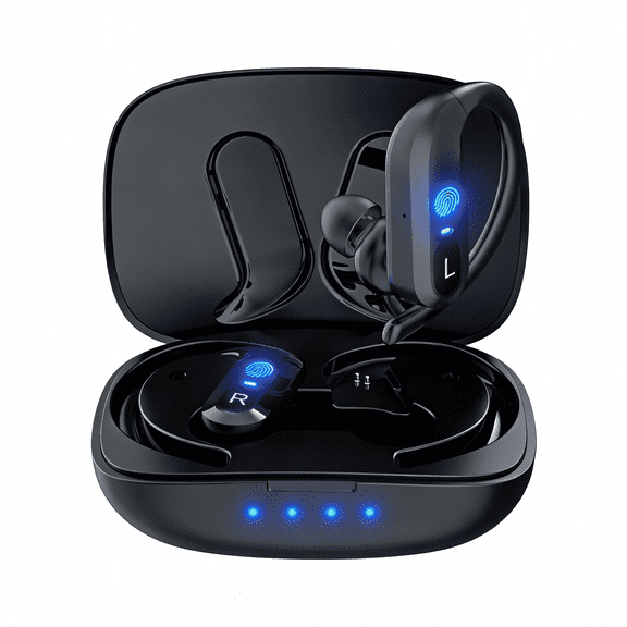 KIBVOE 16 Channel DSP In-Ear Hearing Aids for Seniors, Rechargeable Noise Cancelling Hearing Amplifier, Black, Ideal for Easy Summer Daily Home Use