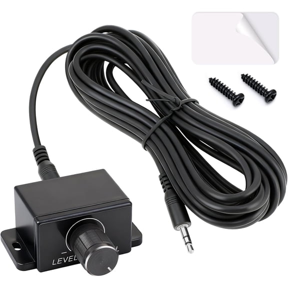 Amplifier Remote -Knob Replacement, for RP/RP-M Series Amplifiers, 3.5mm Jack Port Universal -Knob Control Kit