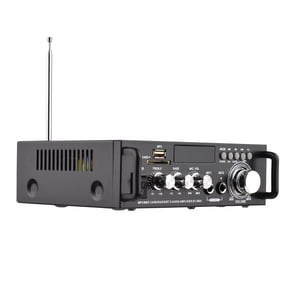 Amplifier,Slot Mp3 Player Car Use Bt Radio Lcd Display Amp Usb Slot Dual Mic Input Receiver Amp Usb Audio 300w Car Use Bt Audio Receiver Use Bt Audio Black Plug