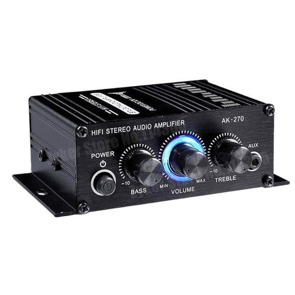 Amplifiers For Car Home Bass 2.0 Channel Hifi Sound Amplifier Home Digital 12V Mini Treble Power Amplify