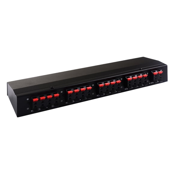 Amplifiers Selector 1 Input 8 Output Passive Power Amplifiers Switcher Box Black