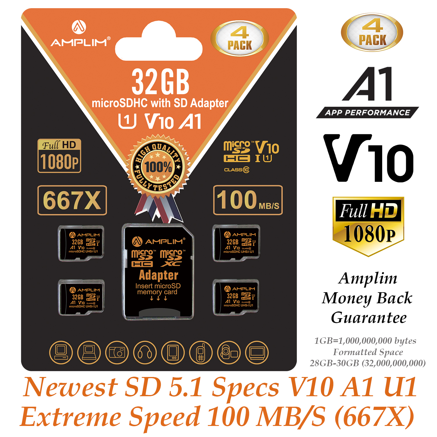 SanDisk 16GB Class 4 MicroSDHC Memory Card with Adapter