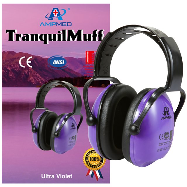 Amplim Hearing Protection Earmuff for Toddlers Kids Teens Young Adults