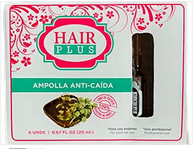 Ampollas Anti-Caida Hair Plus 6 Unidades