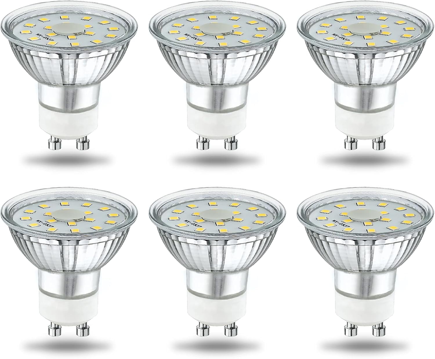 Ampoules Gu10 Led Blanc Neutre 4000K 5W 500 Lumen Pour Lampes Halogènes