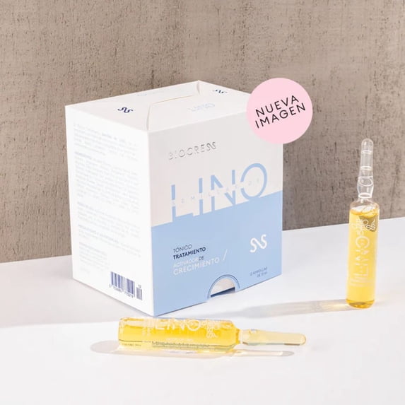 Ampoules for hair Strenght and hydration (12 Pack) biocress 10 ampolletas lino para fortalecer e hidratar el cabello biocress 10 lino