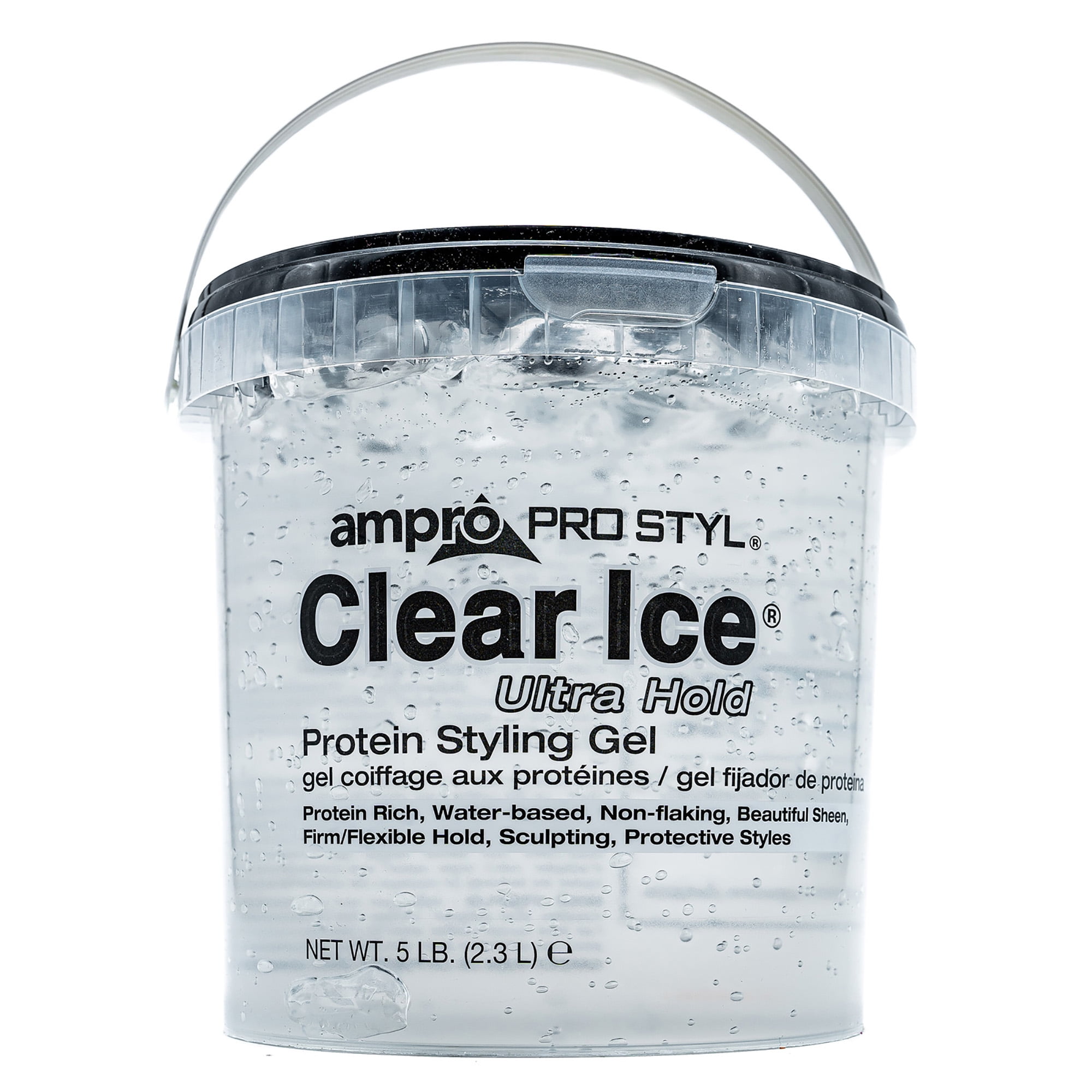 Ampro Clear Ice® Ultra Hold Protein Styling Gel for Resistant Hair